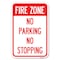 Signmission No Parking No Stopping Heavy-Gauge Aluminum Sign, 12" x 18", A-1218-23703 A-1218-23703 - alternate 1